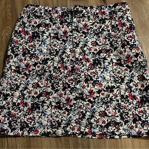 CJ Banks Floral Print Skort - Size 14W